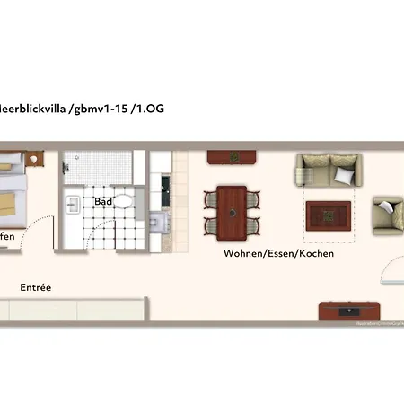 Lejlighed Apartmentanlage Meerblickvilla Apartmentanlage Meerblickvilla 1-15